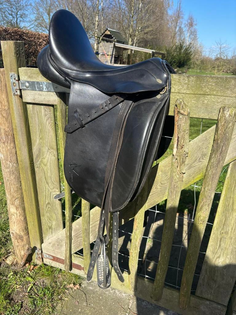 Kentaur penelope dressuurzadel 17 inch, Dieren en Toebehoren, Ophalen of Verzenden, Zo goed als nieuw, Dressuur