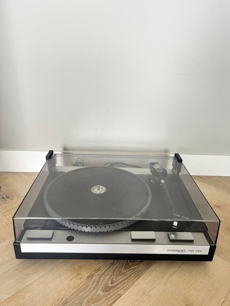 Thorens TD 115 hifi vintage  platenspeler, Ophalen, Zo goed als nieuw, Thorens