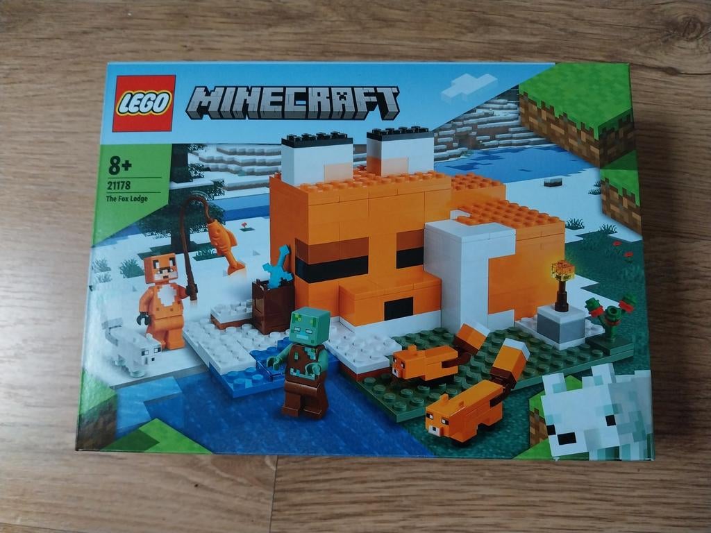 lego minecraft 21178 the fox lodge nieuw in doos🆕️, Kinderen en Baby's, Speelgoed | Duplo en Lego, Nieuw, Ophalen of Verzenden
