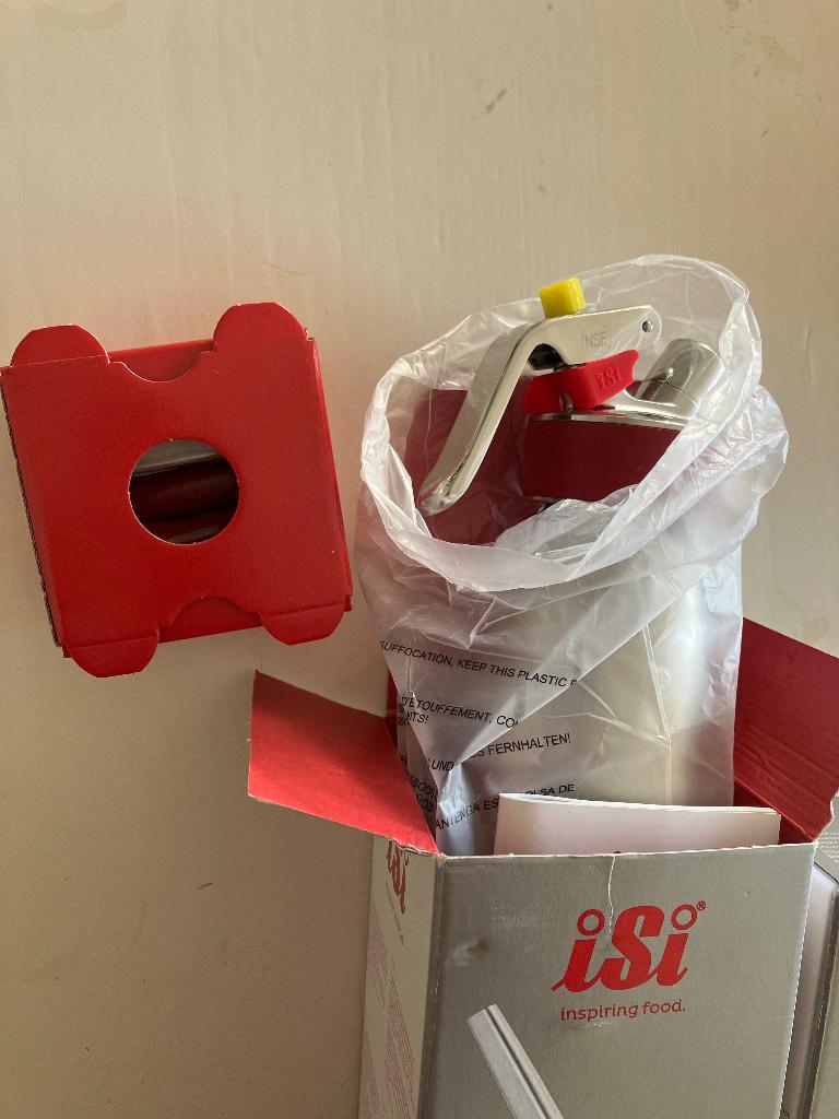 Isi gourmet whip 1 liter nieuw 2x, Verzenden, Nieuw