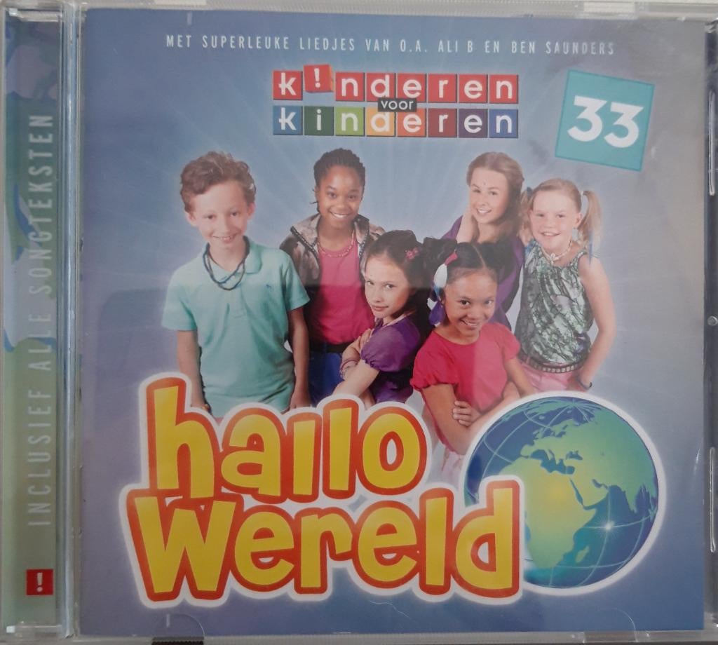 Kinderen voor kinderen 33 Hallo Wereld KRASVRIJE CD, Ophalen of Verzenden, Zo goed als nieuw