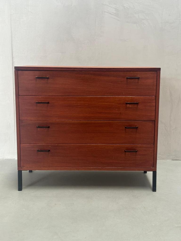 Vintage Simpla Lux Ladekast - Deens Design Teak, Gebruikt, Teakhout, 3 of 4 laden, X