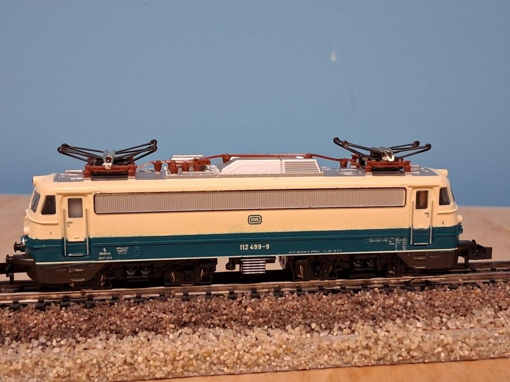 Minitrix locomotief BR 112 N-spoor, Hobby en Vrije tijd, Modeltreinen | N-Spoor, Gebruikt, Trix, Ophalen of Verzenden, Analoog