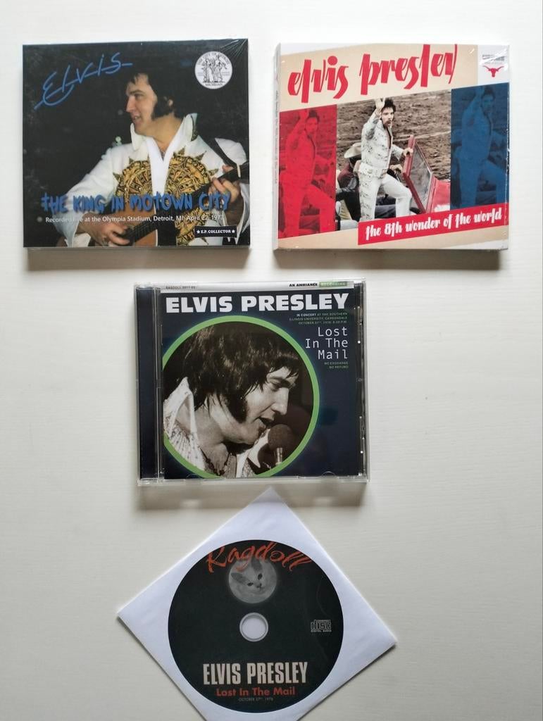 3 bootleg-cd's van Elvis Presley met fantastische concerten!, Ophalen of Verzenden, Nieuw in verpakking, Poprock