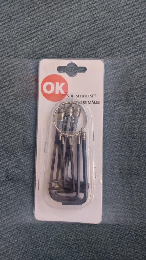 OK stiftsleutelset / inbussleutelset, Ophalen of Verzenden