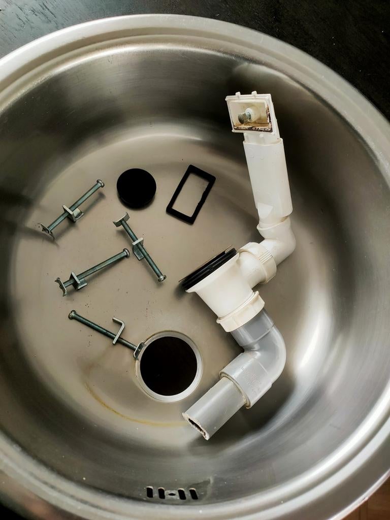 Wasbak met toebehoren  complete set ., Ophalen of Verzenden, 25 tot 50 cm, 50 tot 100 cm, Minder dan 100 cm