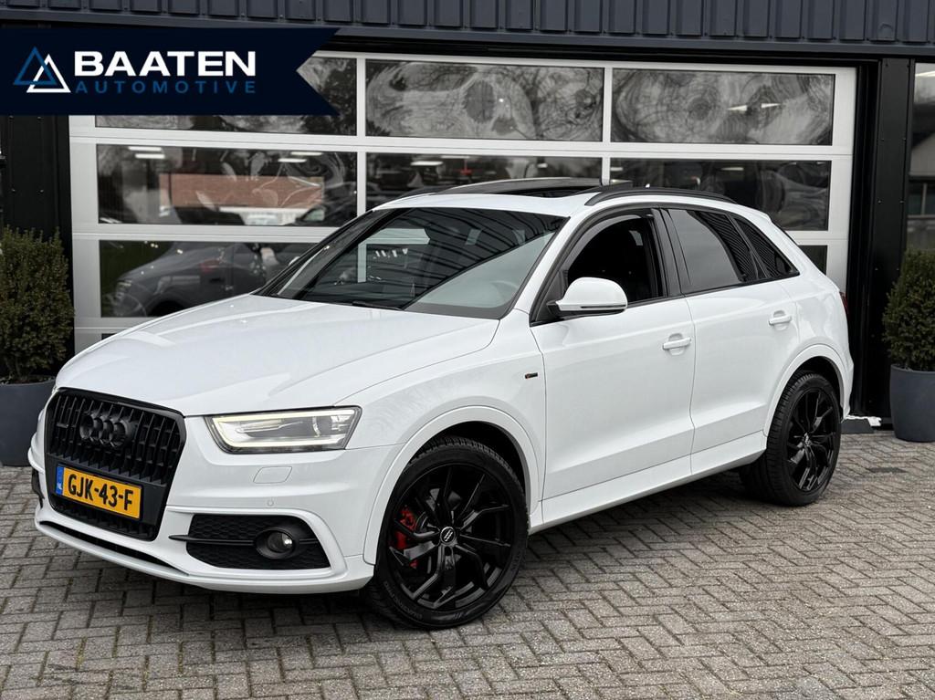 Audi Q3 2.0 TFSI 3x S-Line |Pano|Apple carplay|Parelmoer|Key, Auto's, Euro 5, 4 cilinders, Leder en Stof, Vierwielaandrijving