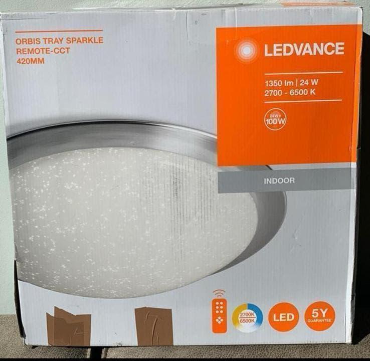 LEDVANCE plafondlamp Orbis Tray Sparkle met afstandsbedienin, Ophalen of Verzenden, Nieuw