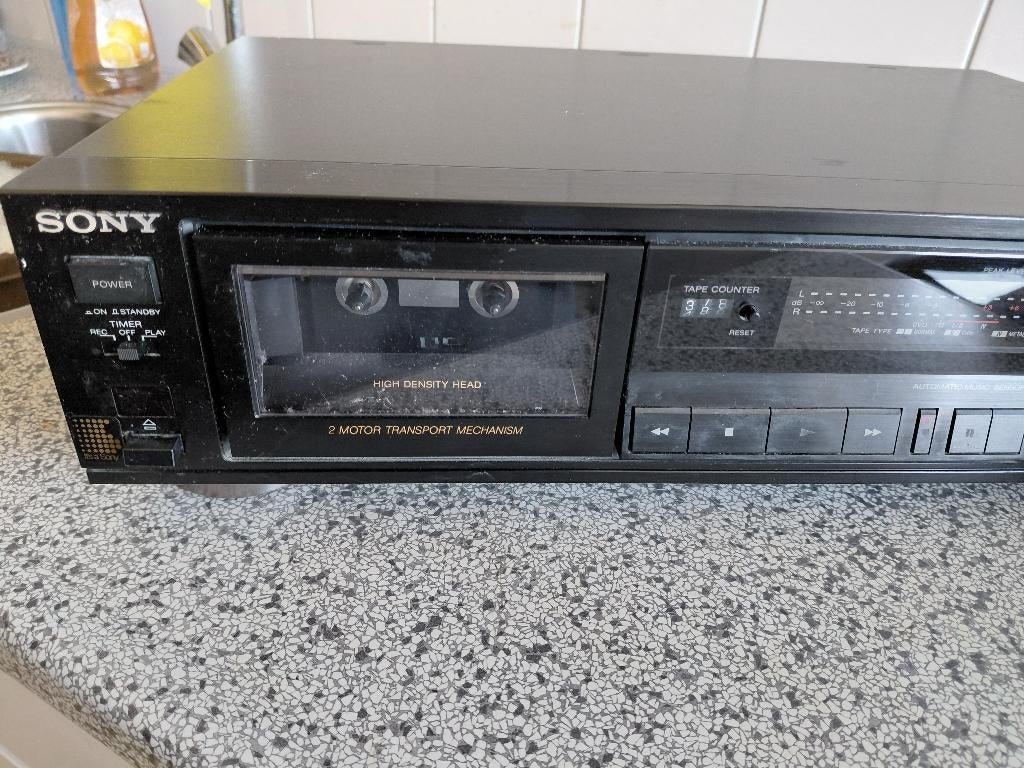Sony cassettedeck type TC-K420-2 motoren, Ophalen, Enkel, Sony, Tiptoetsen