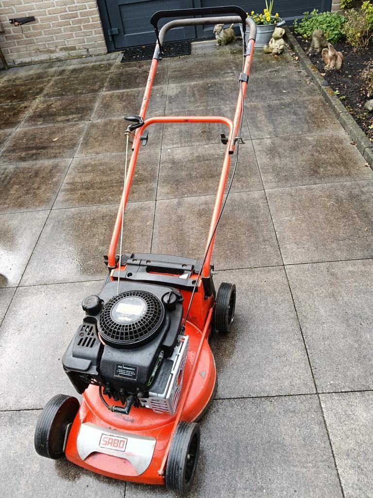 SABO Grasmaaier benzine, Turbostar 43, Ophalen of Verzenden, Gebruikt