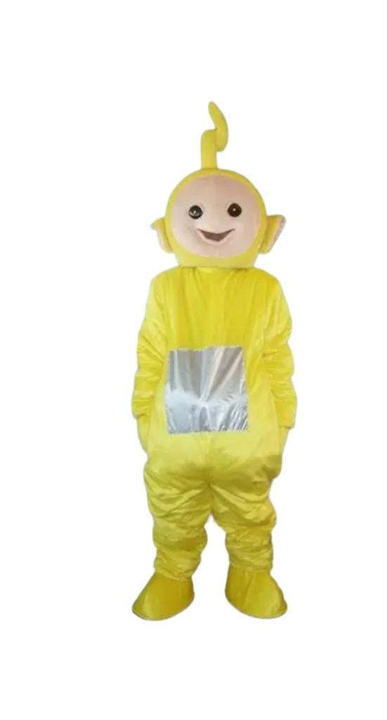 Lala Teletubbie mascotte, Ophalen, Verjaardag