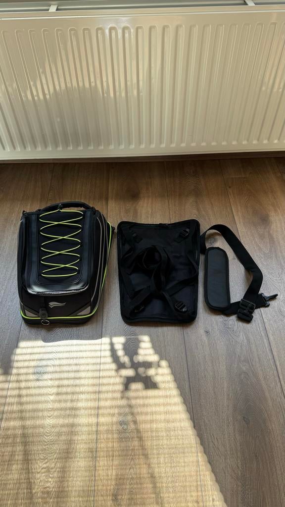 Crivit motortas met regenhoes en schouderband, Ophalen of Verzenden, Zo goed als nieuw