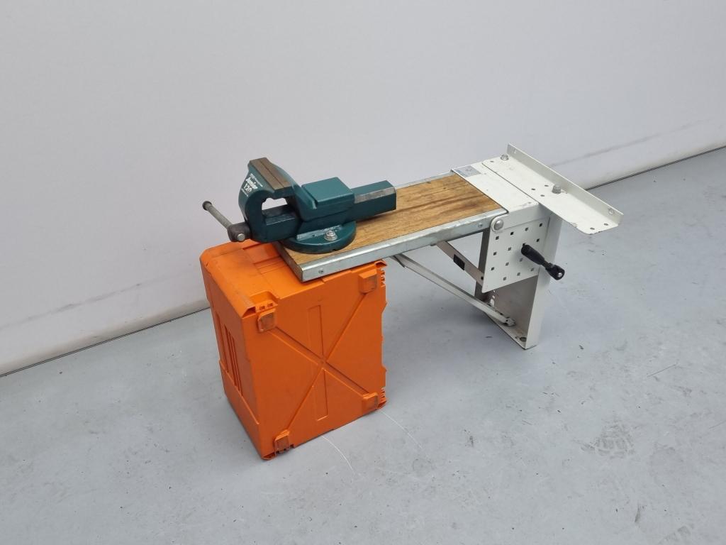 bankschroef systeem werkbank bus inrichting, Niet ingevuld, Niet ingevuld, Niet ingevuld