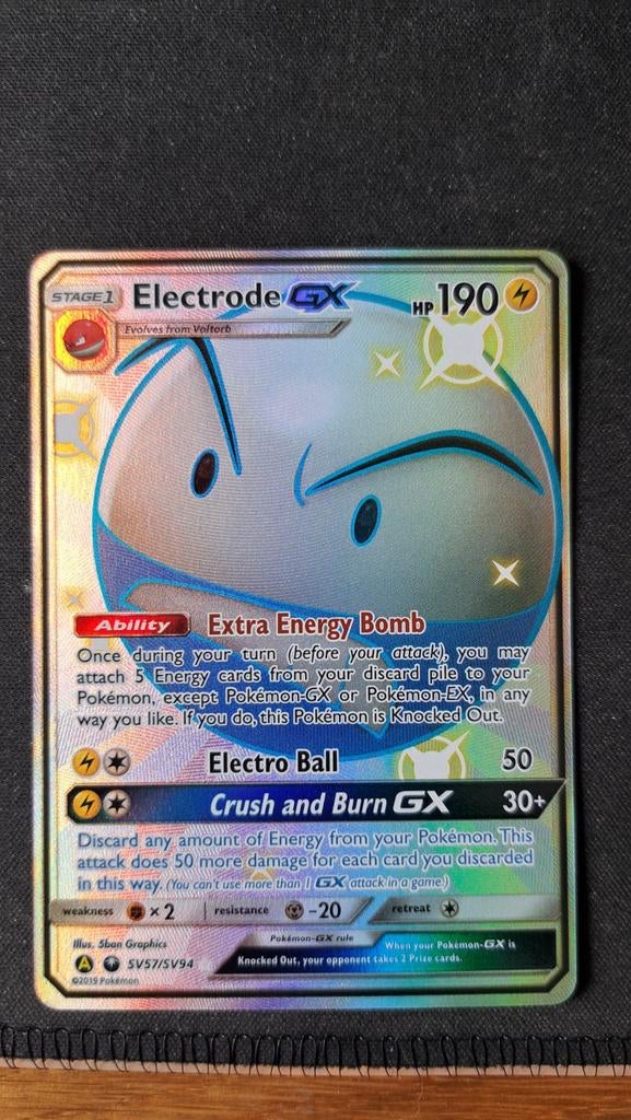 Electrode gx Hidden Fates Shiny Vault HIF SV 57 Pokémon, Hobby en Vrije tijd, Verzamelkaartspellen | Pokémon, Verzenden, Nieuw