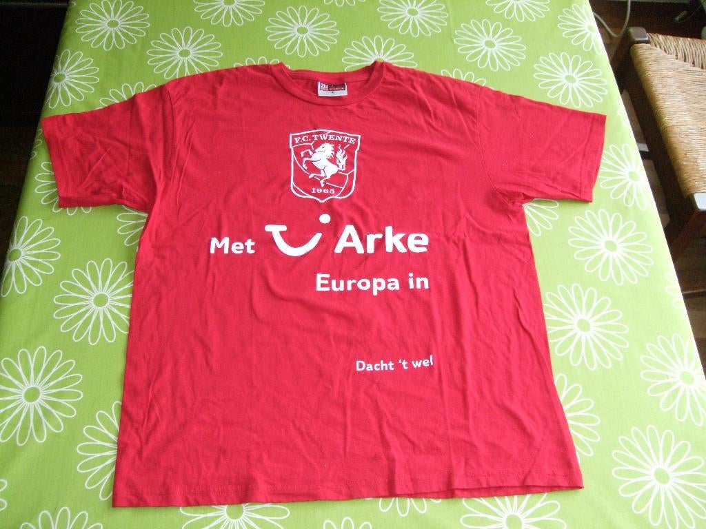 FC Twente Shirt - Met Arke Europa in, dacht het wel -Grolsch, Verzamelen, Ophalen of Verzenden, Zo goed als nieuw, F.C. Twente
