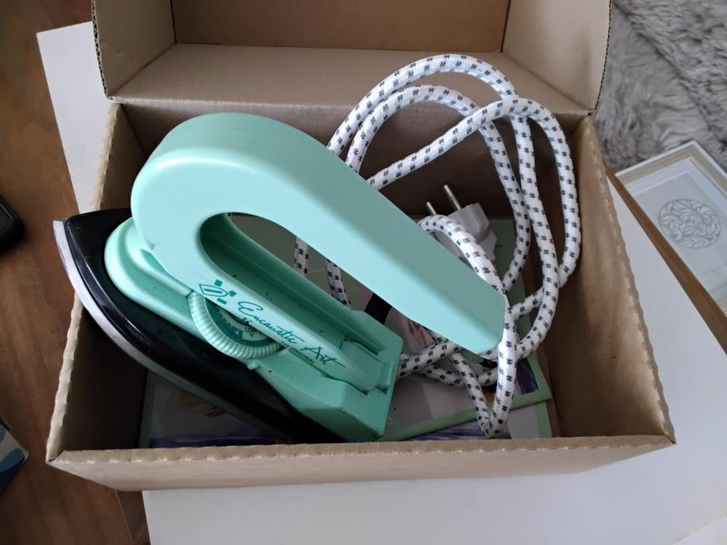 ENCAUSTIC ART  (original) painting iron   schilderijzer zgan, Ophalen, Zo goed als nieuw, Overige typen