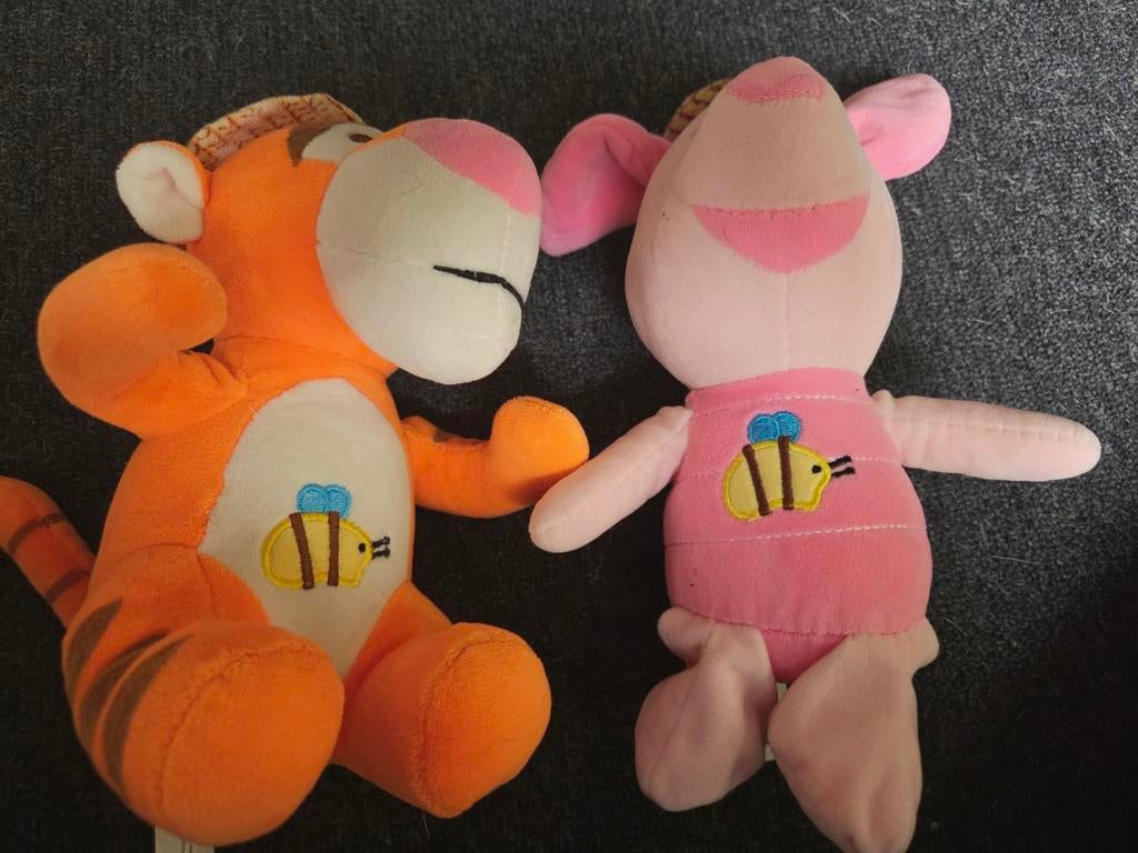 2 knuffels knorretje en tijgertje zgan, Ophalen of Verzenden, Zo goed als nieuw, Overige typen