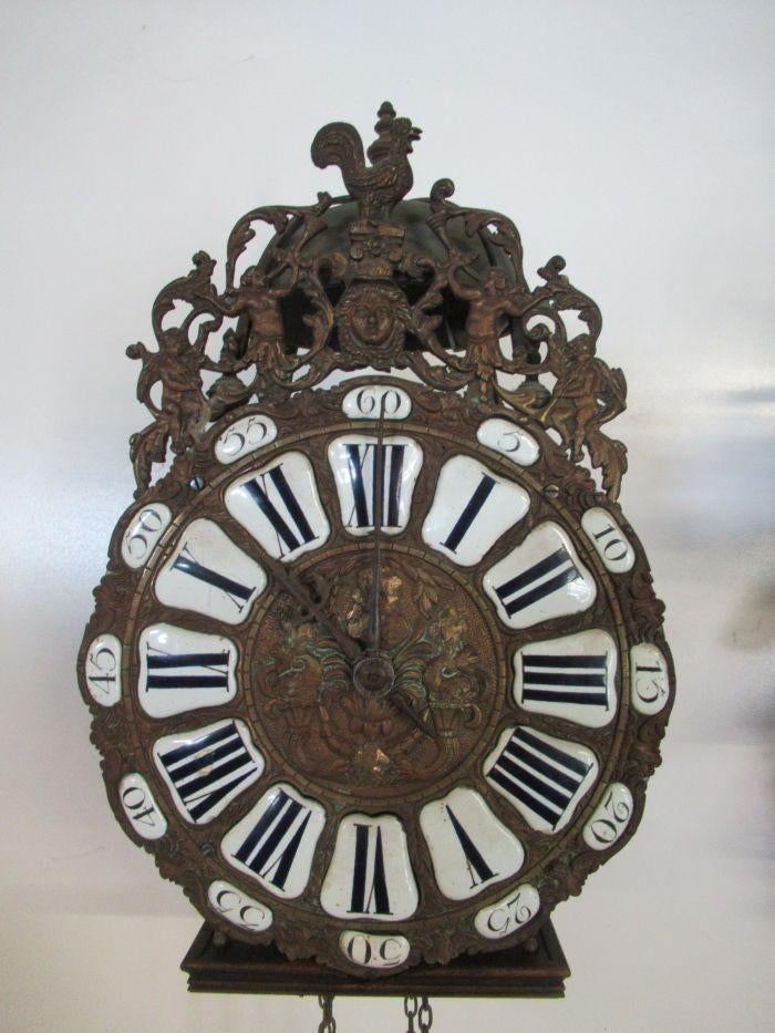 Oer 11013 18e eeuwse ongerestaureerde Franse lantaarnklok, Ophalen