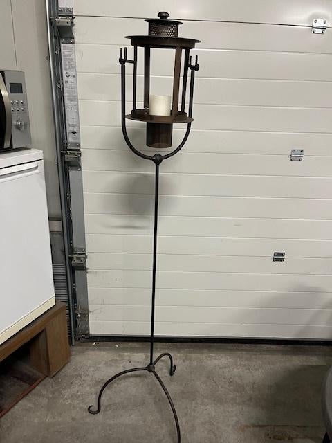 grote kaarsenkandelaar te koop, Ophalen, Gebruikt, Overige materialen, Minder dan 25 cm