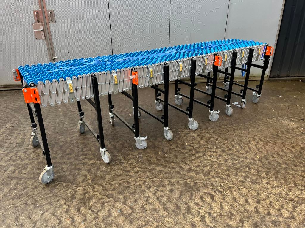 Harmonica rollenbaan 2 stuks 1x 600 cm 1 x 900 cm 60 cm bre, Ophalen of Verzenden, Zo goed als nieuw