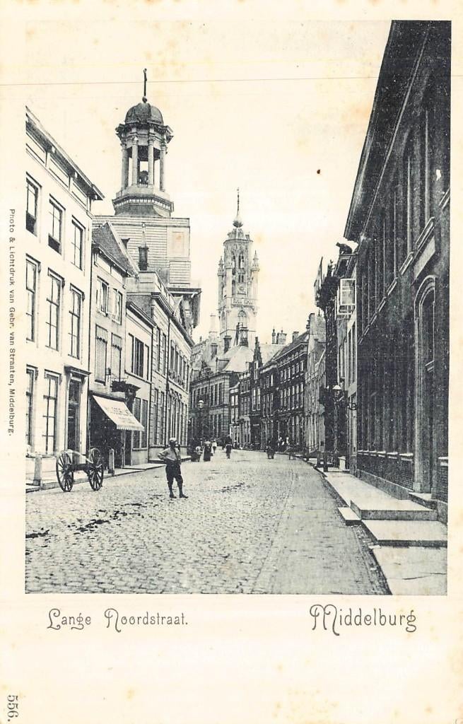 447 Middelburg - Lange Noordstraat, Ophalen of Verzenden, Voor 1920, Ongelopen, Zeeland