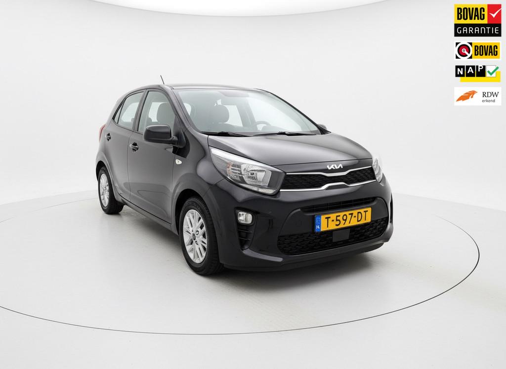 Kia Picanto 1.0 DPi DynamicLine|Achteruitrijcamera|Apple Car, Voorwielaandrijving, Gebruikt, 4 stoelen, Zwart