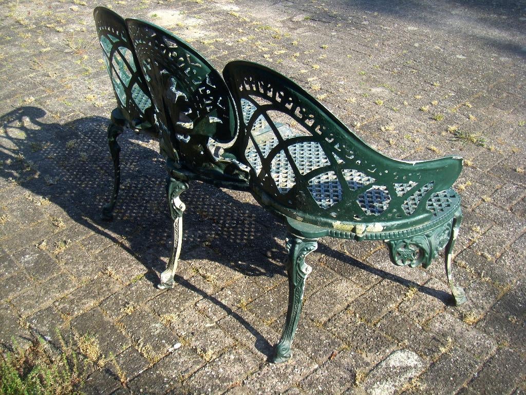 tuinbankje, Ophalen, Gebruikt, Hout