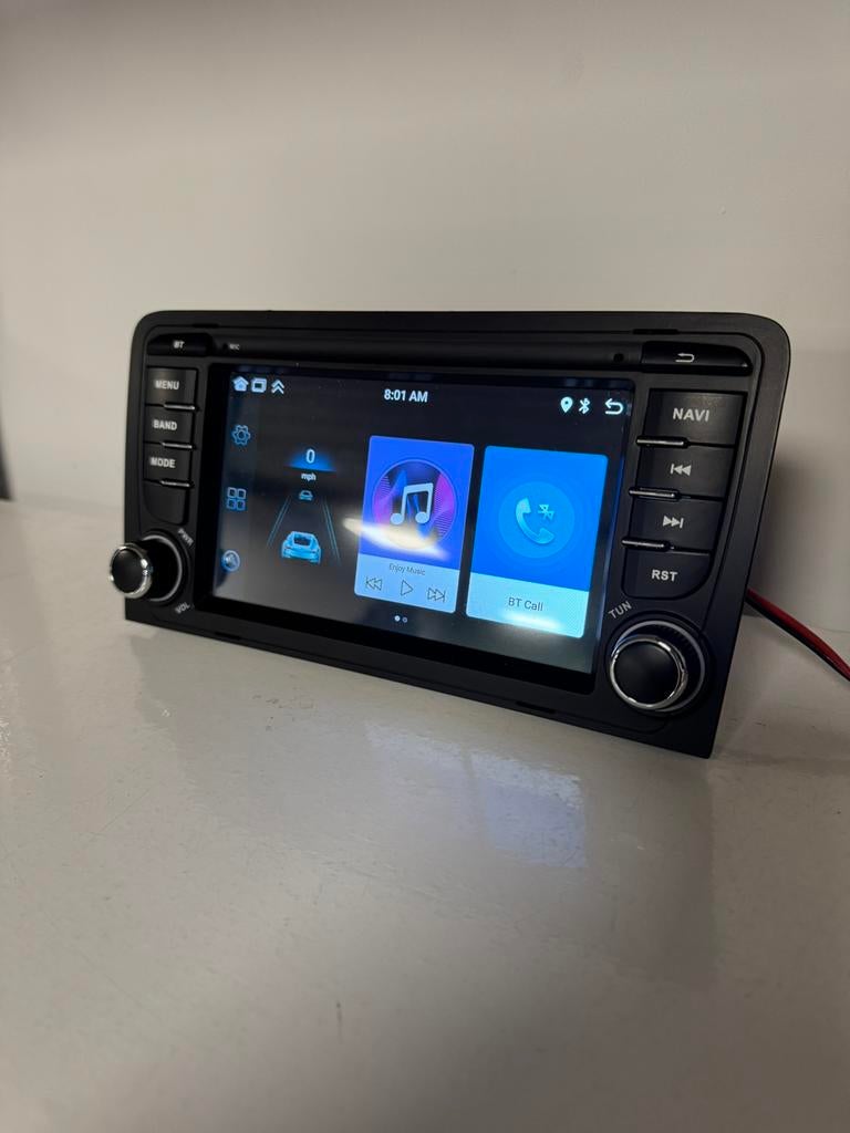 Audi A3 Radio met CarPlay & Android Auto (2003-2012 2dehans, Auto diversen, Ophalen, Zo goed als nieuw