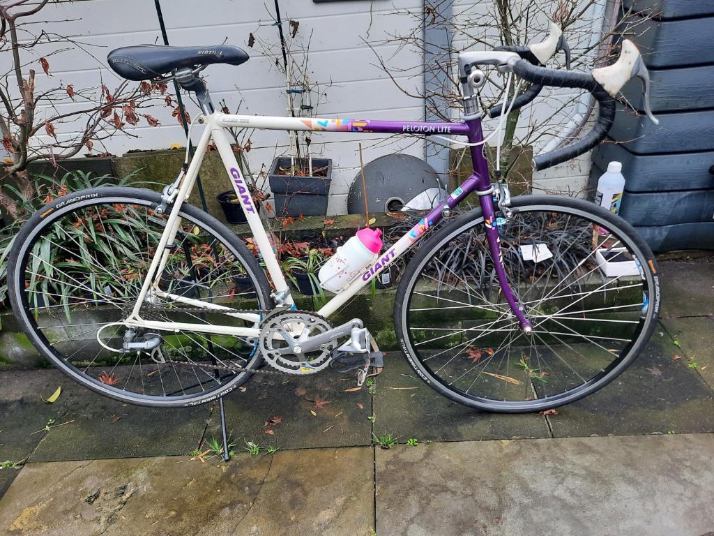 racefiets giant peleton lite, Gebruikt, Staal, 15 tot 20 versnellingen, 57 tot 61 cm