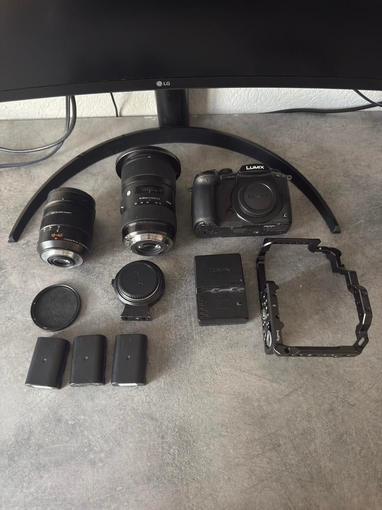 Panasonic Gh5 + accesoires, Audio, Tv en Foto, Fotocamera's Digitaal, Ophalen, Zo goed als nieuw, Overige Merken, Geen optische zoom