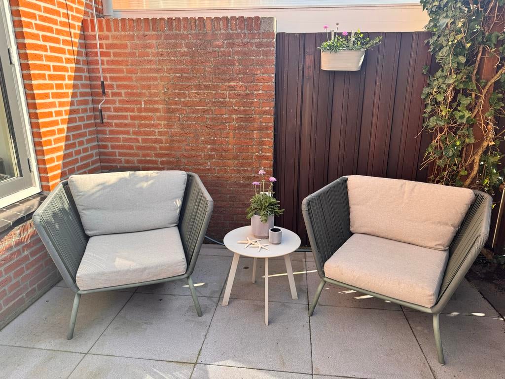 Lounge stoelen set "Iris" van Intratuin, Kunststof, Gebruikt, Loungeset, Stoel