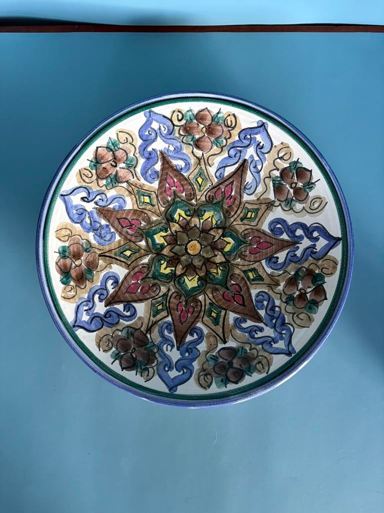 Prachtig keramieken wandbord Dok Milsbeek, Huis en Inrichting, Ophalen of Verzenden, Zo goed als nieuw