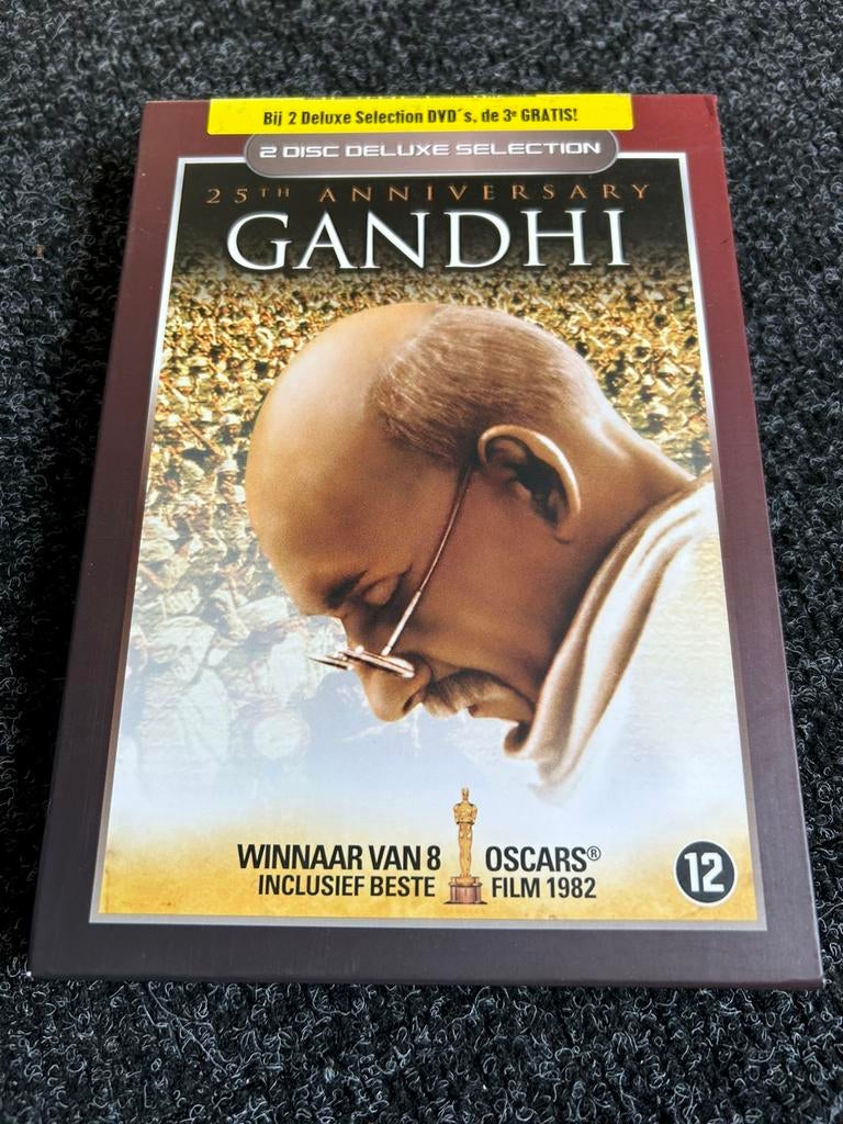 Gandhi op dvd 1982, Vanaf 16 jaar, Ophalen of Verzenden, 1980 tot heden, Gebruikt