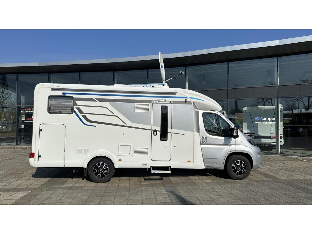 Hymer Tramp 578 GL NAVI/CAM/SAT/TV/OYSTER 85 cm, Caravans en Kamperen, Luifel, Chemisch toilet, Koelkast, Ringverwarming