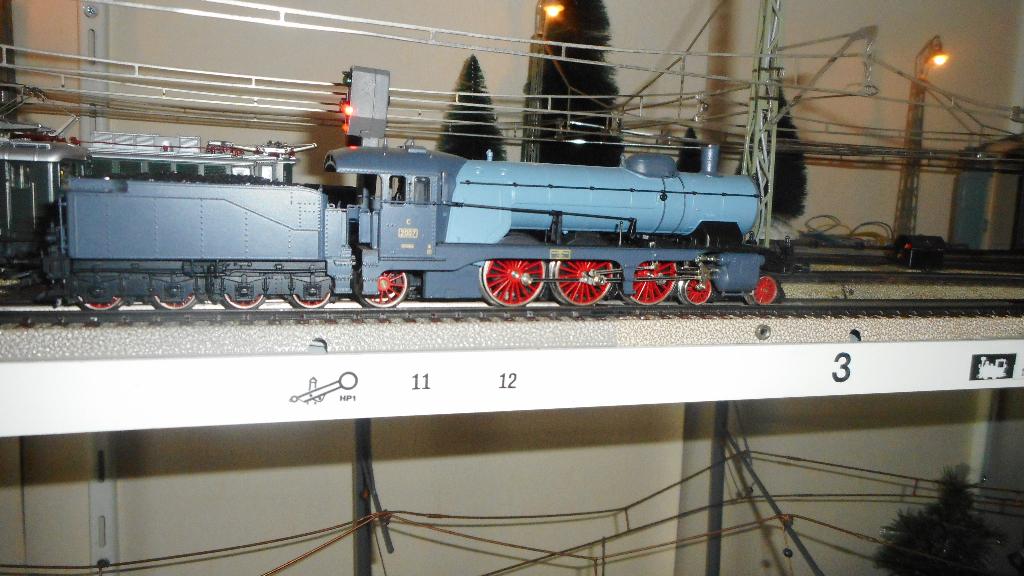 MARKLIN 3311 Duitse metalen 2C1 stoomloc/tender serie ,,C,,, Wisselstroom, Locomotief, Ophalen of Verzenden, Zo goed als nieuw