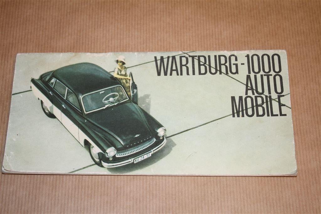 Zeldzame reclame-uitgave - Wartburg 1000 - 1964, Ophalen of Verzenden, Gelezen, Overige merken