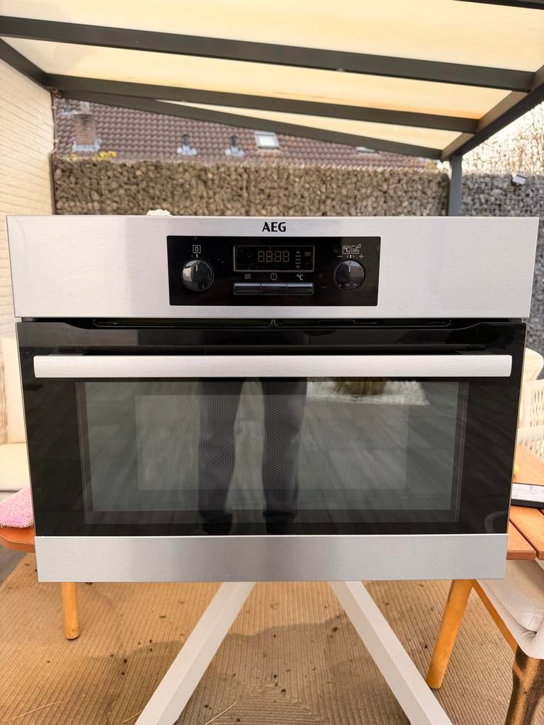 AEG KMS361000M combimagnetron - Oven werkt, magnetron defect, Witgoed en Apparatuur, Magnetrons, Niet werkend, Inbouw, Combimagnetron