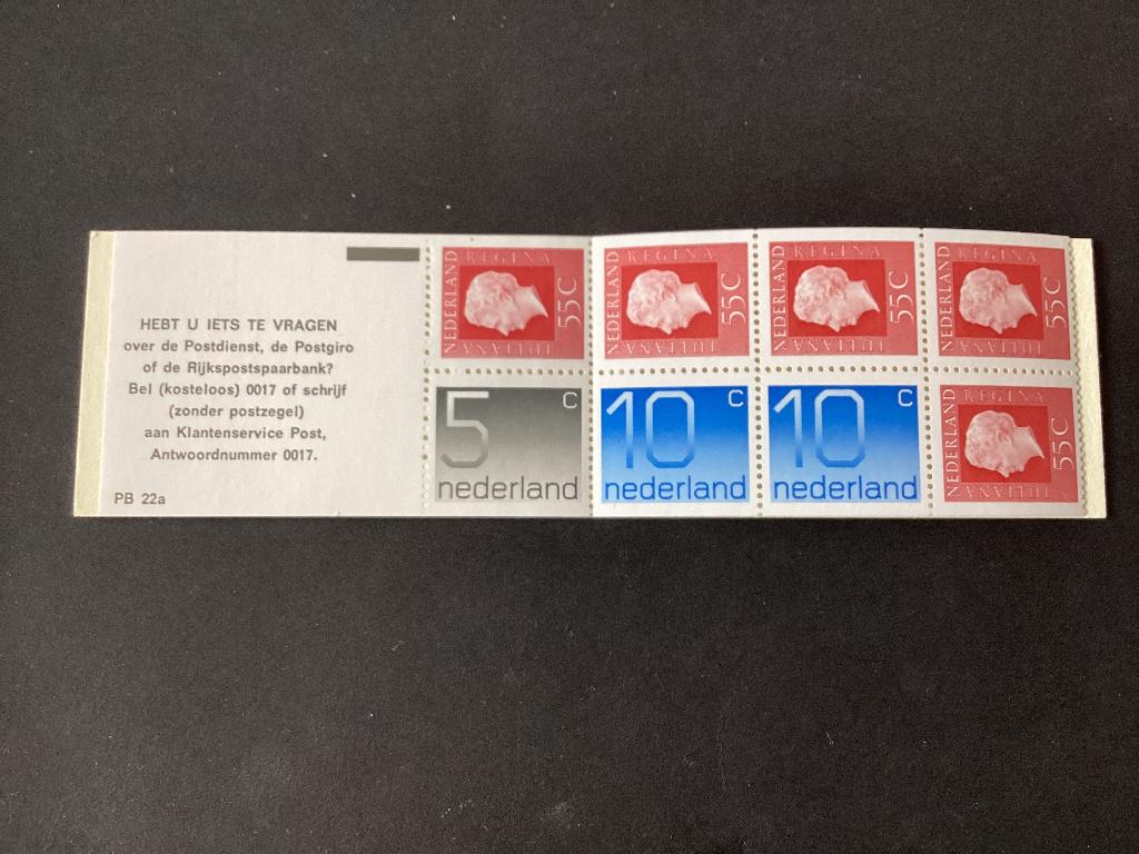 1976, postzegelboekje PB22a, Verzenden, Na 1940, Postfris