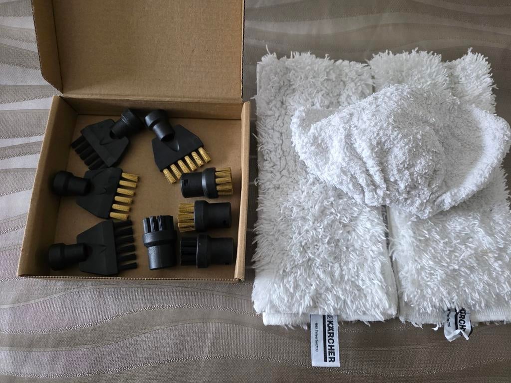 Opzetstukken (NIEUW) en doeken voor Kärcher stoomreiniger, Ophalen of Verzenden, Nieuw