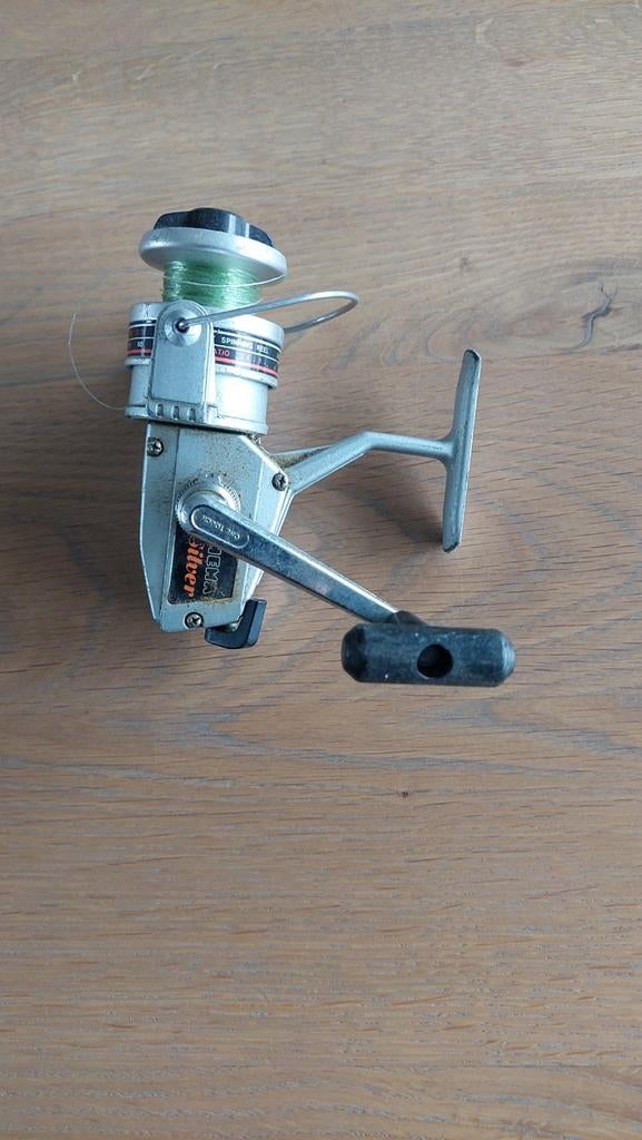 Silver werpmolen - Vintage vismolen, Ophalen of Verzenden, Gebruikt, Molen