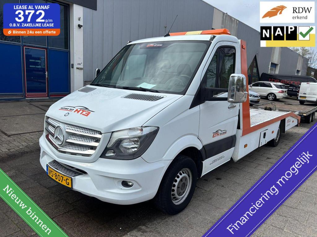 Mercedes Sprinter 316 2.2 CDI oprijwagen luchtvering/airco/, Auto's, Bestelauto's, Bedrijf, Te koop, ABS, Airconditioning, Centrale vergrendeling
