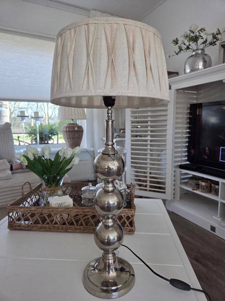 Zgan   riviera maison lamp    zonder kap!, Ophalen of Verzenden, Zo goed als nieuw, 50 tot 75 cm