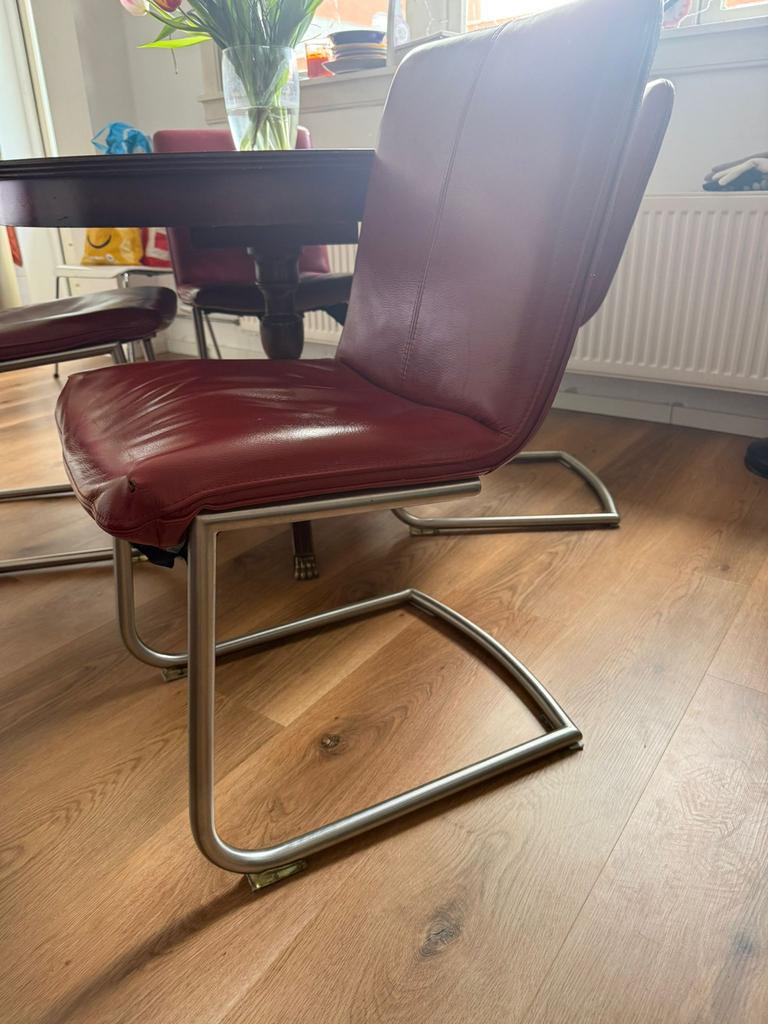 4x eetstoelen designer vintage, Ophalen, Gebruikt, Vier