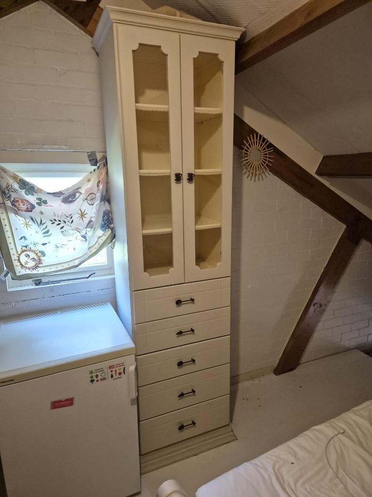 Vitrinekast / buffetkast, Ophalen, Met deur(en), 200 cm of meer, 50 tot 100 cm