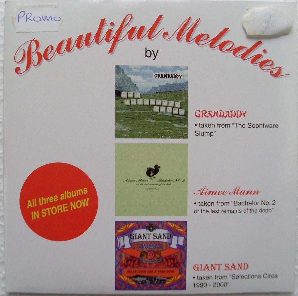 Beautiful Melodies, PROMO Grandaddy Aimee Mann Giant Sand, Ophalen of Verzenden, Zo goed als nieuw, Poprock