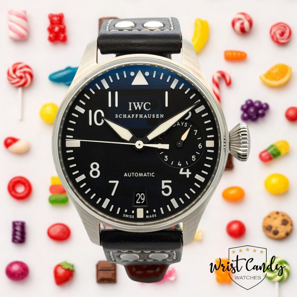 IWC Big Pilot 7 Days • 2008 • IWC service 2022 • topstaat, Sieraden, Tassen en Uiterlijk, Horloges | Heren, Ophalen of Verzenden