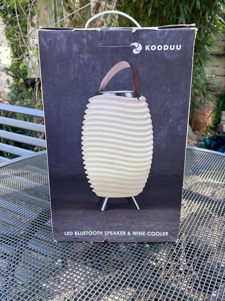 Nieuw! - LED Bluetooth Speaker & Wijnkoeler - Kooduu Synergy, Ophalen of Verzenden, Nieuw