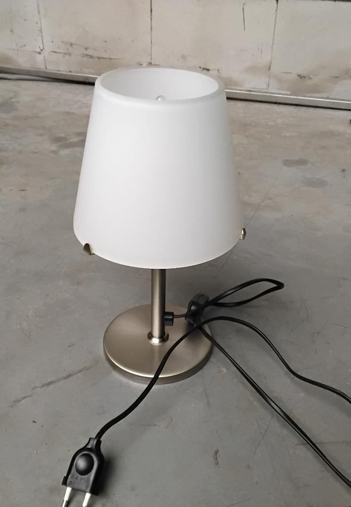 Tafel lamp Fontana arte, Ophalen, Zo goed als nieuw, Glas, Italiaans design lamp