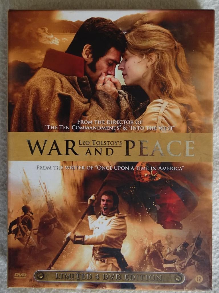 War and Peace 8715664059647 4 DVD's Russische literatuur, Cd's en Dvd's, 1980 tot heden, Drama, Ophalen of Verzenden, Zo goed als nieuw