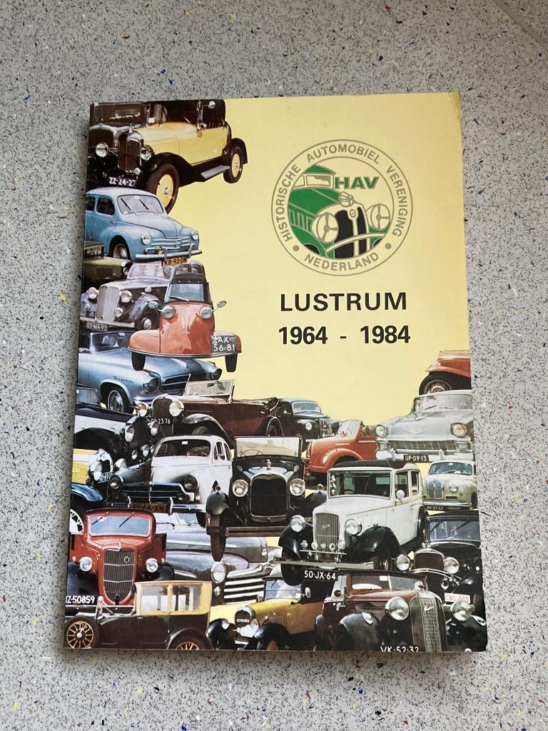 Historische Automobiel Vereniging Nederland. 4e lustrum 1964, Verzenden, Zo goed als nieuw, Algemeen